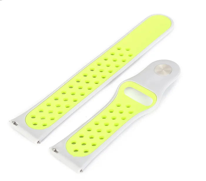 Withings Steel HR Sport Sport Strap (Grey/Yellow)