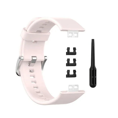 Bracelet silicone Huawei Watch Fit SE (rose clair)
