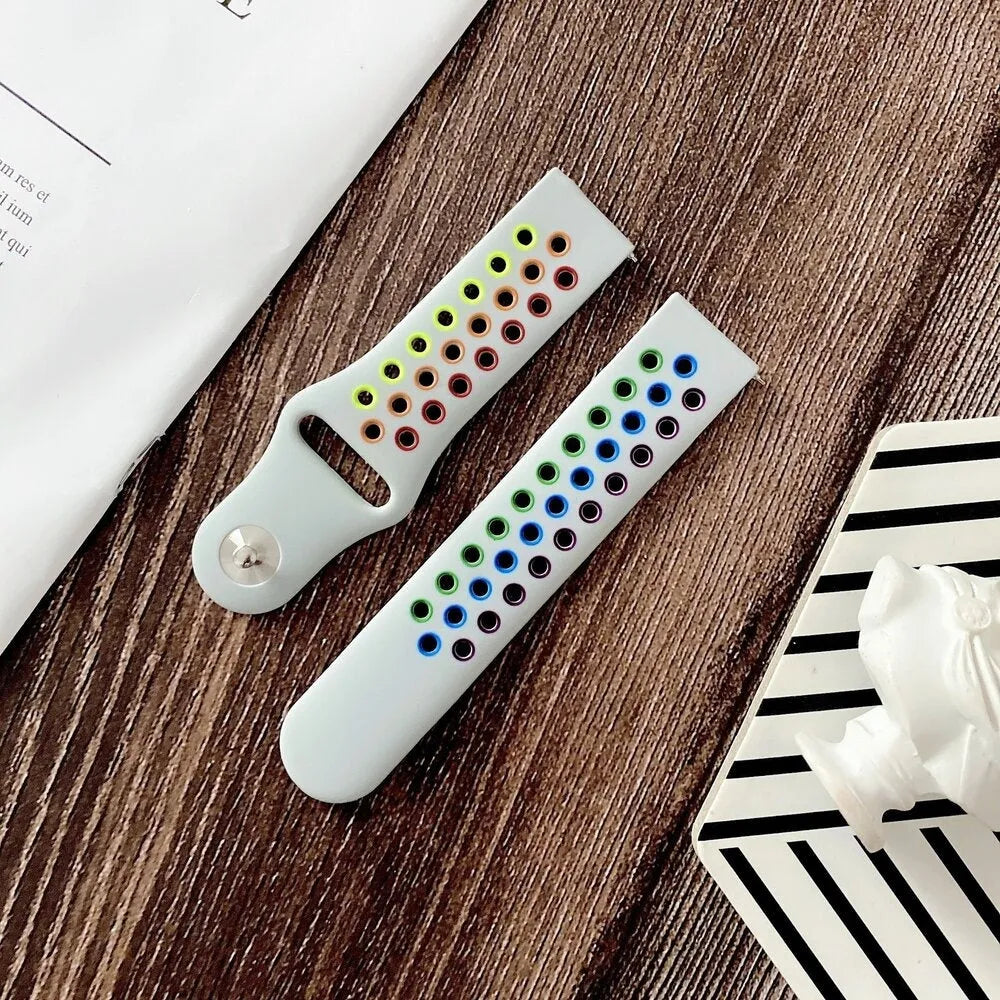 Suunto 9 Peak Pro Sport  Strap (White/Colourful)
