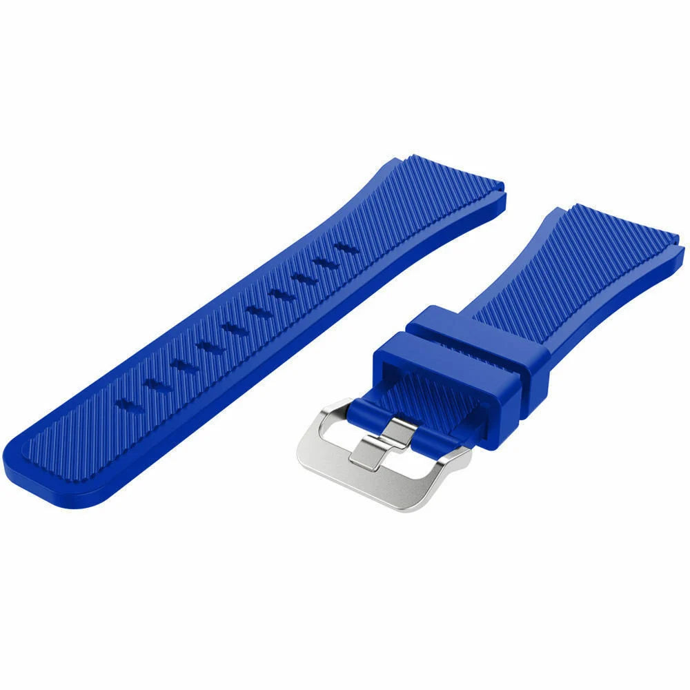 Bracelet silicone Huawei Watch GT 2 (bleu)
