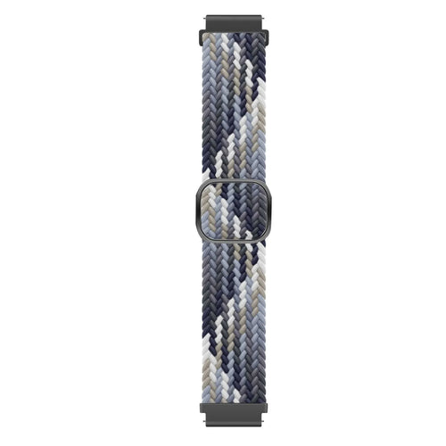 Nylon Adjustable Braided Strap, laid flat, joined, direct top view