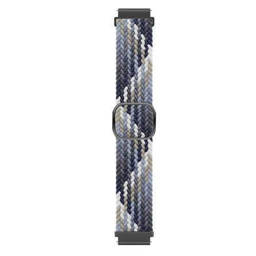 Bracelet tressé réglable Amazfit GTR 4 (mandala noir)