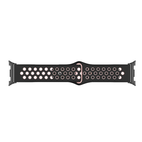 Bracelet sport Samsung Galaxy Watch 8 Classic (noir/rose)