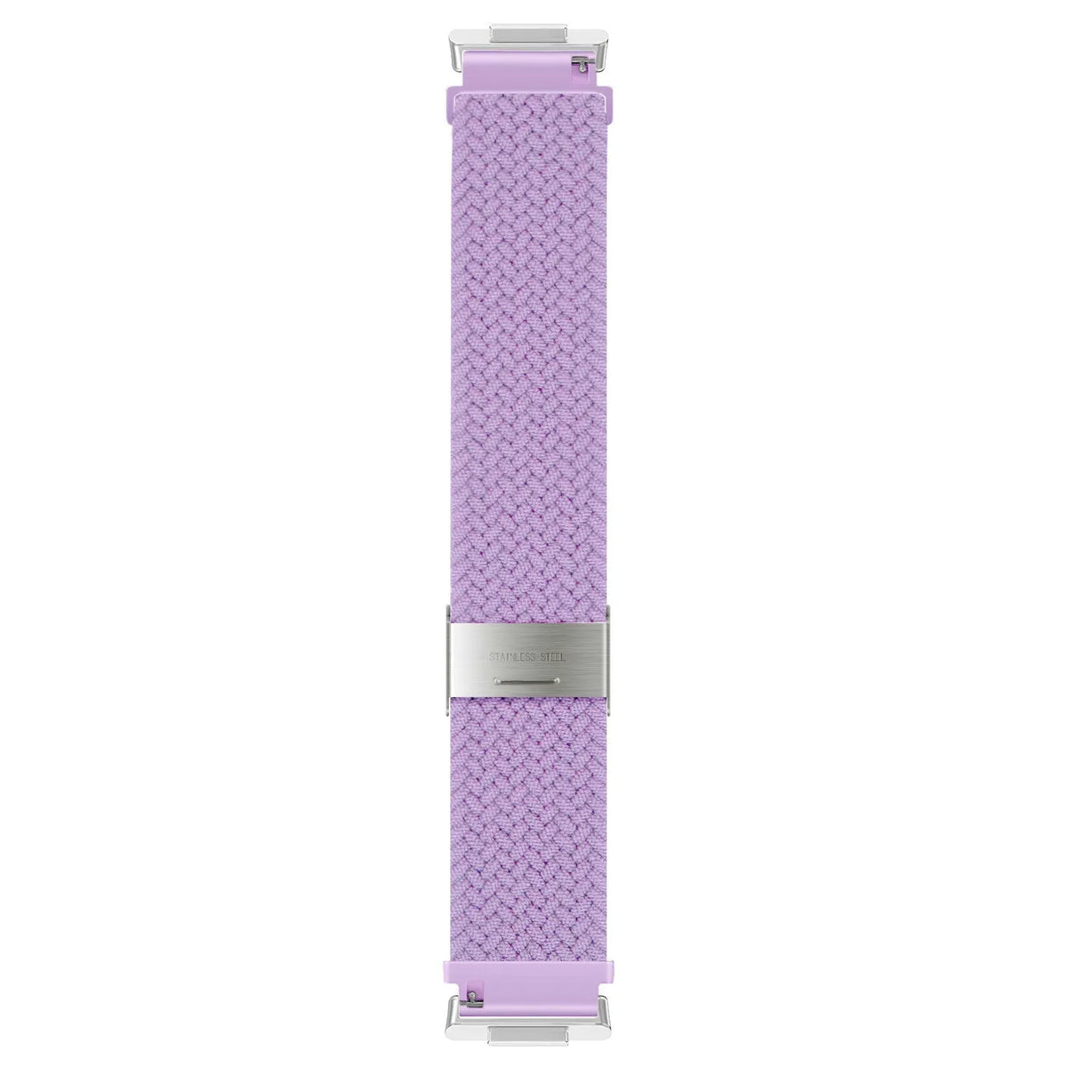 Nylon Adjustable Braided Strap, lilac, laid flat, joined, direct top view