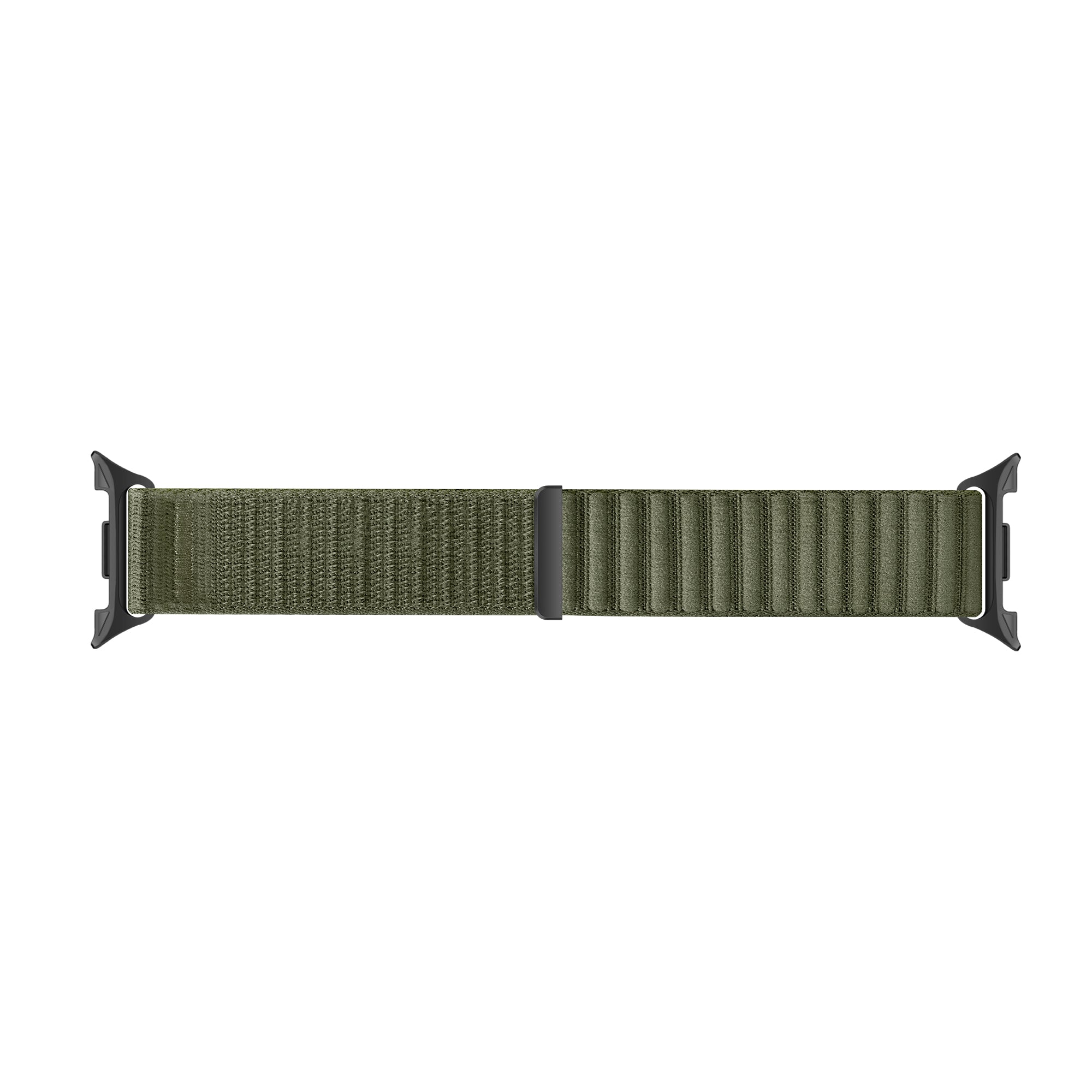 Bracelet nylon Wave Samsung Galaxy Watch 8 Classic (vert foncé)