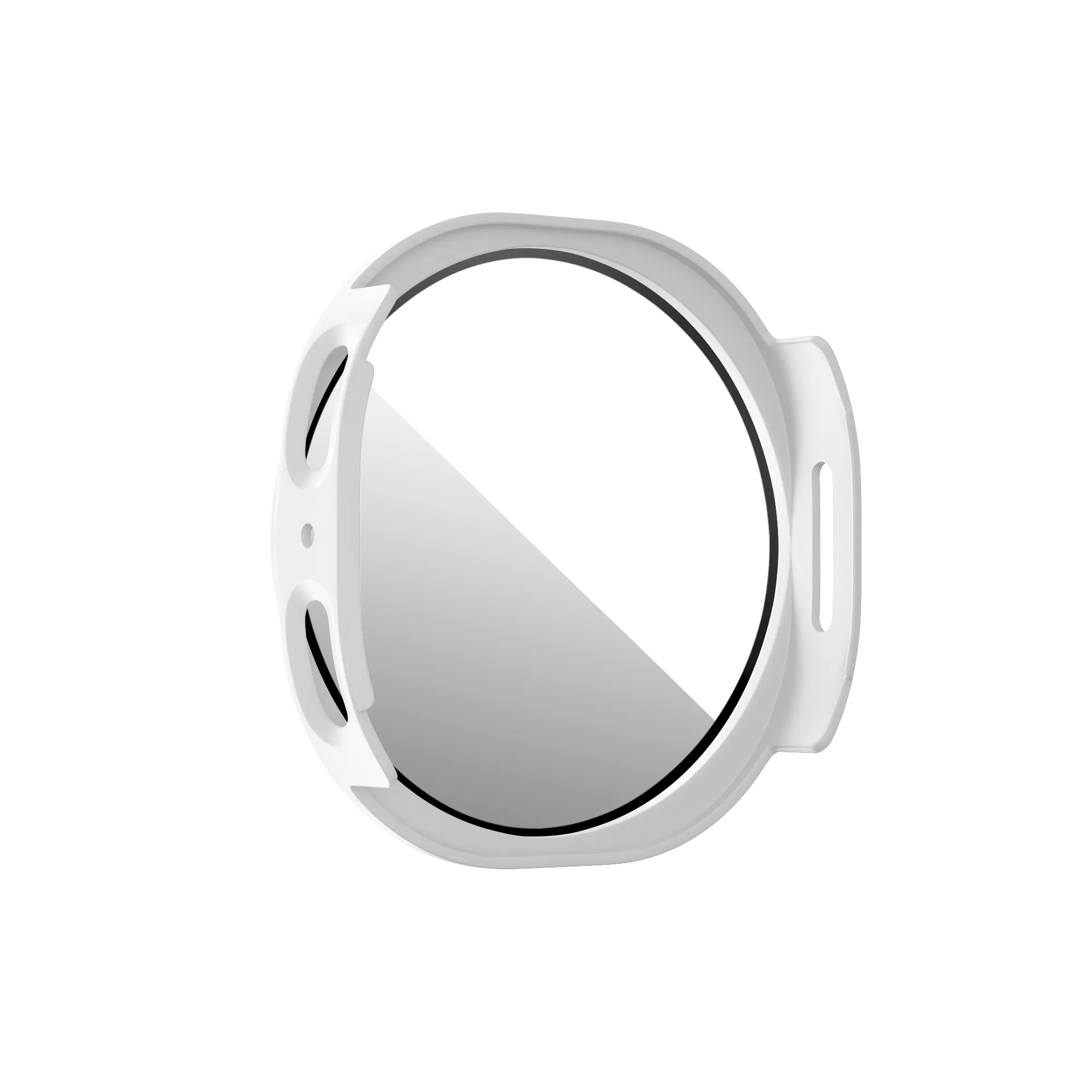 Bandz Coque PC avec verre Samsung Galaxy Watch 8 / 9 - 44mm (blanc)