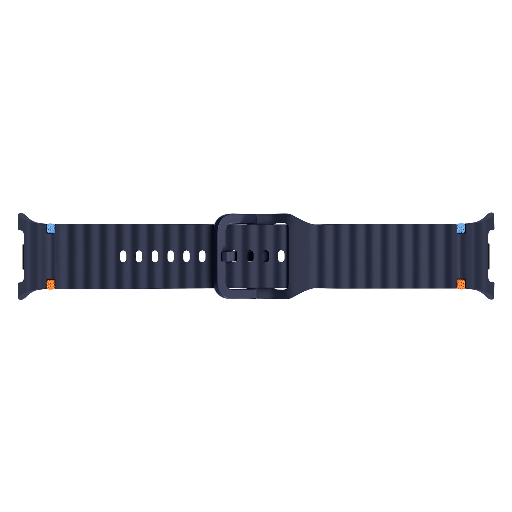 Bracelet silicone Wave Samsung Galaxy Watch 8 Classic (bleu foncé)