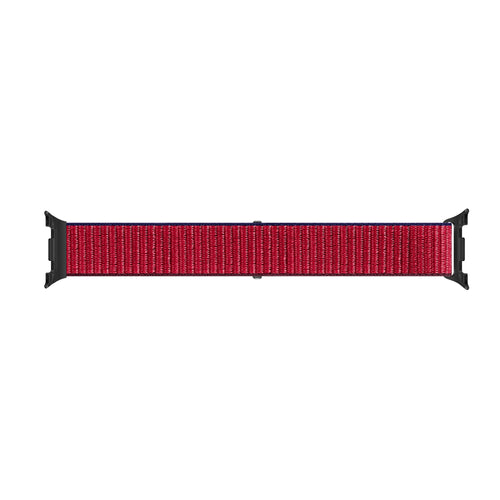 Bracelet nylon Samsung Galaxy Watch 8 Classic (rouge mix)