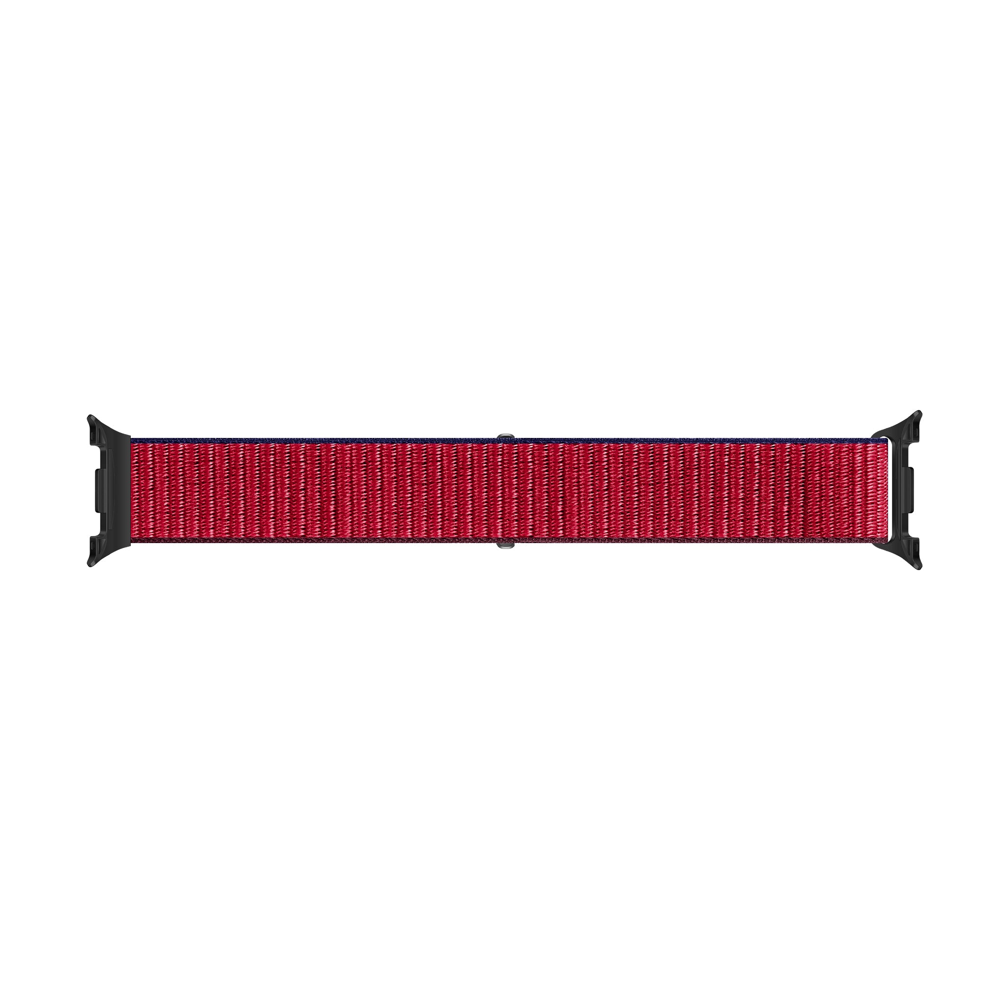 Bracelet nylon Samsung Galaxy Watch 8 Classic (rouge mix)