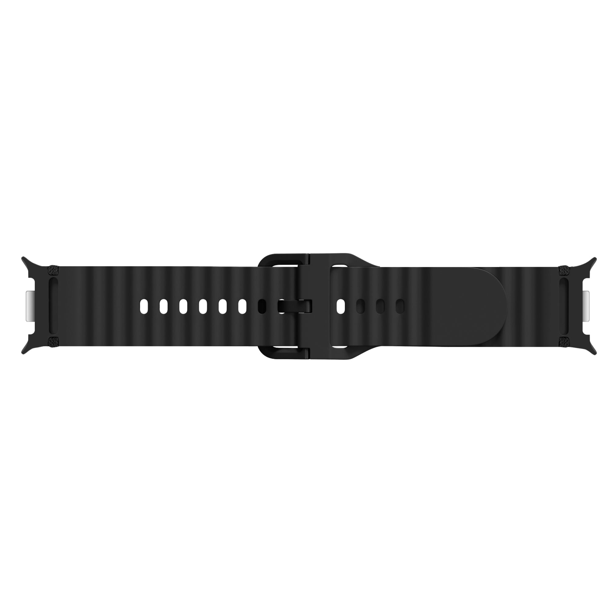 Bracelet silicone Wave Samsung Galaxy Watch 8 Classic (noir)