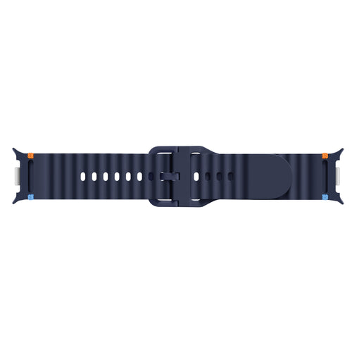 Bracelet silicone Wave Samsung Galaxy Watch 8 - 40mm (bleu foncé)