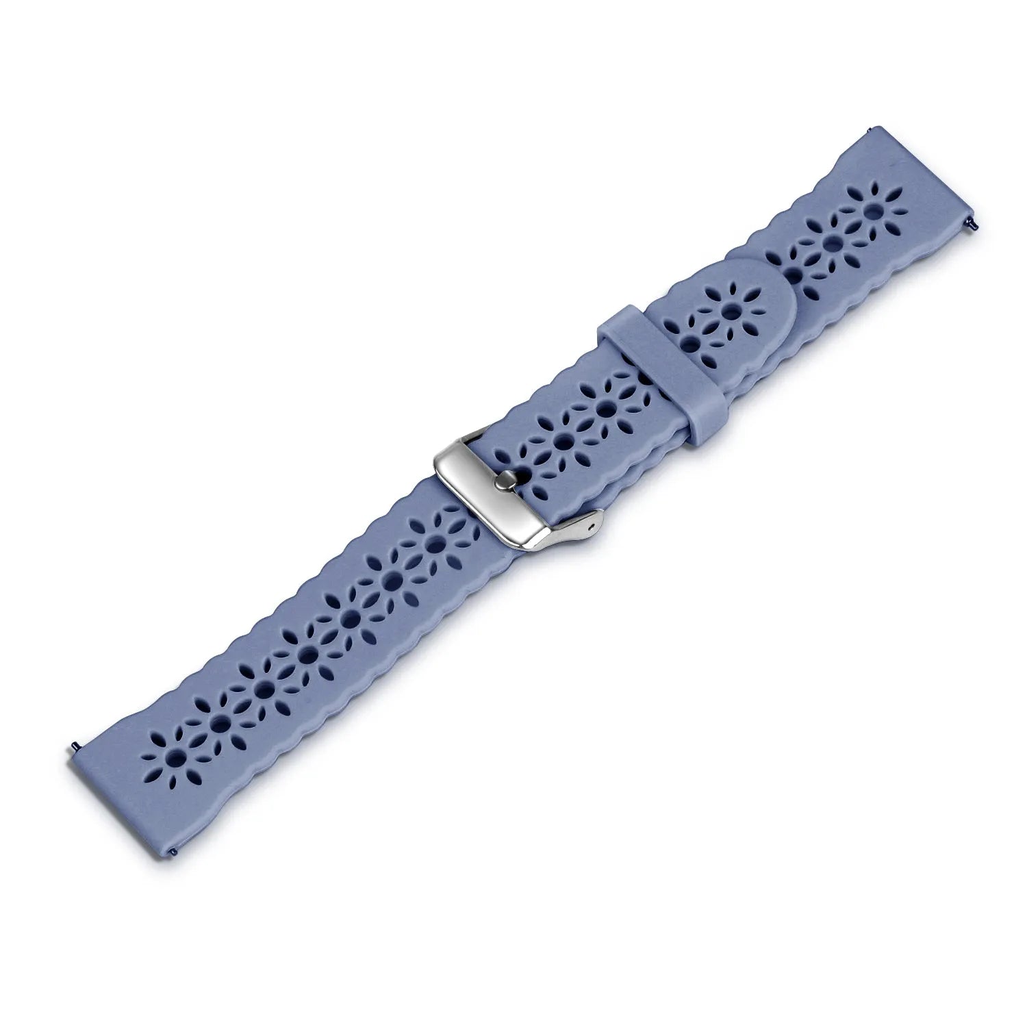 Bracelet de silicone avec relief Amazfit Bip 3 (Pro) (gris lavande)
