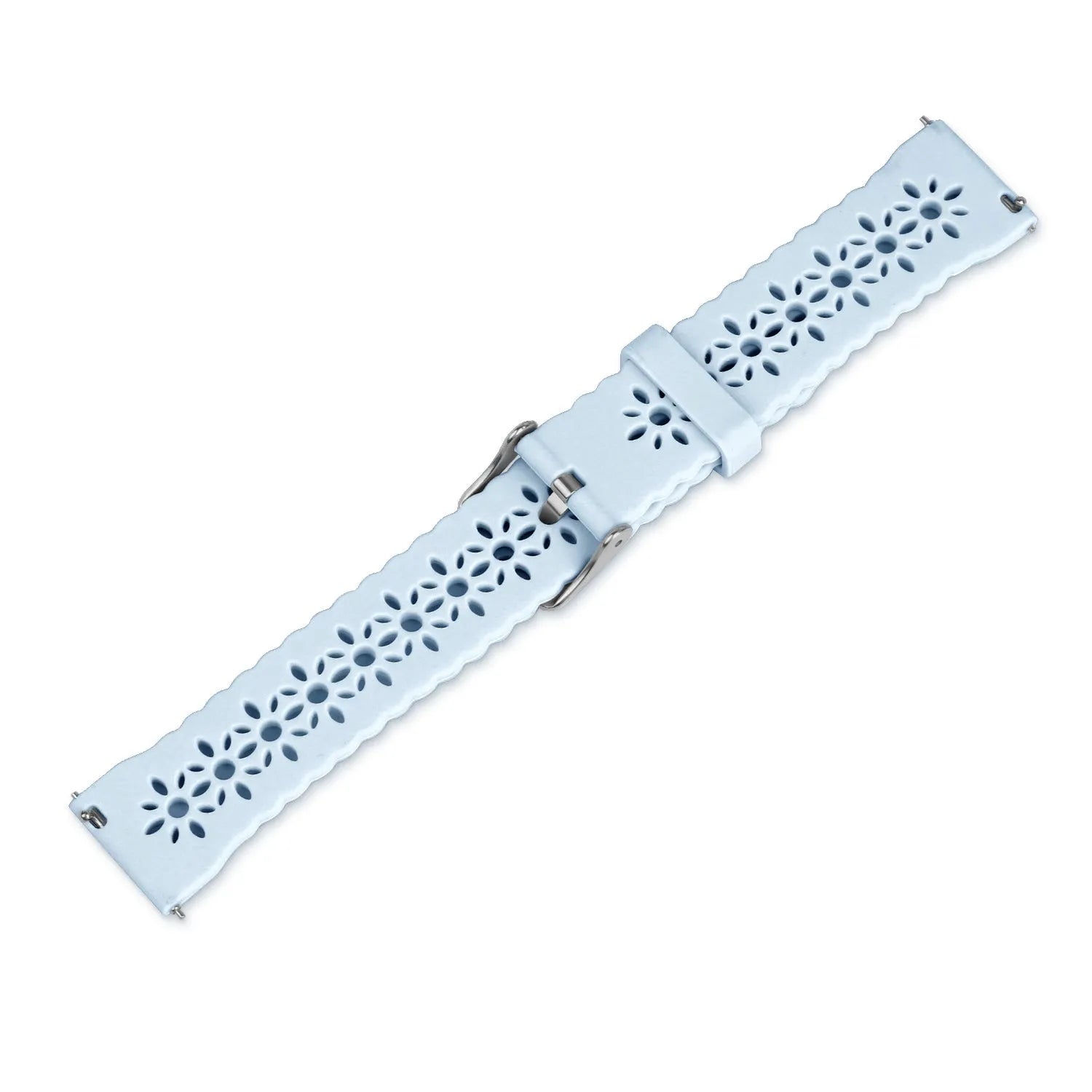 Bracelet de silicone avec relief Amazfit Active (brouillard bleu)