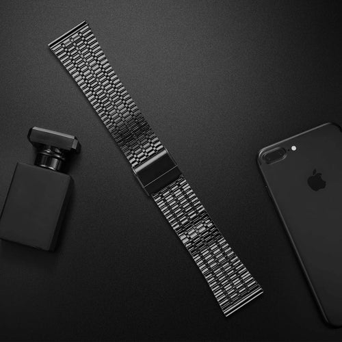Bracelet acier fine Amazfit GTS 4 (noir)