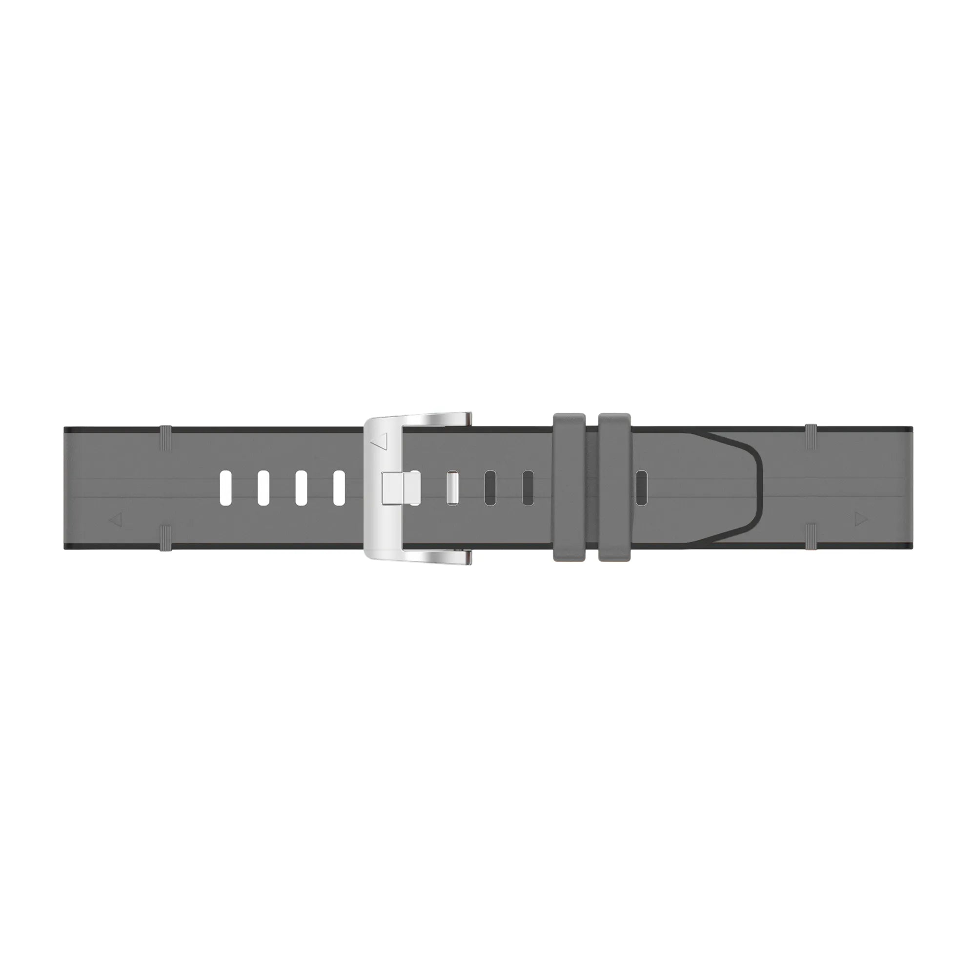 Bracelet cuir hybride Garmin Fenix 5x / 6x (gris)