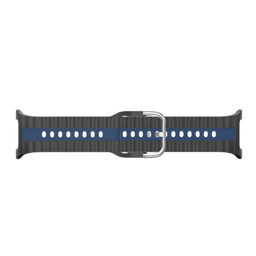 Bracelet sport double Samsung Galaxy Watch 9 - 44mm (gris foncé/bleu)