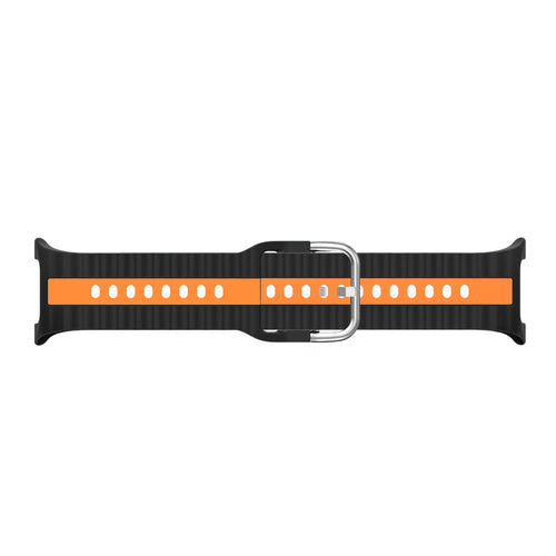 Samsung Galaxy Watch 8 - 44mm Dual Sport Strap (Black/Orange)