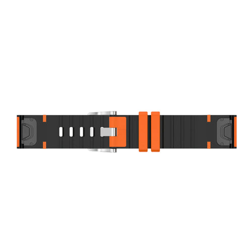 Bracelet cuir hybride Garmin Approach S70 - 47mm (orange)