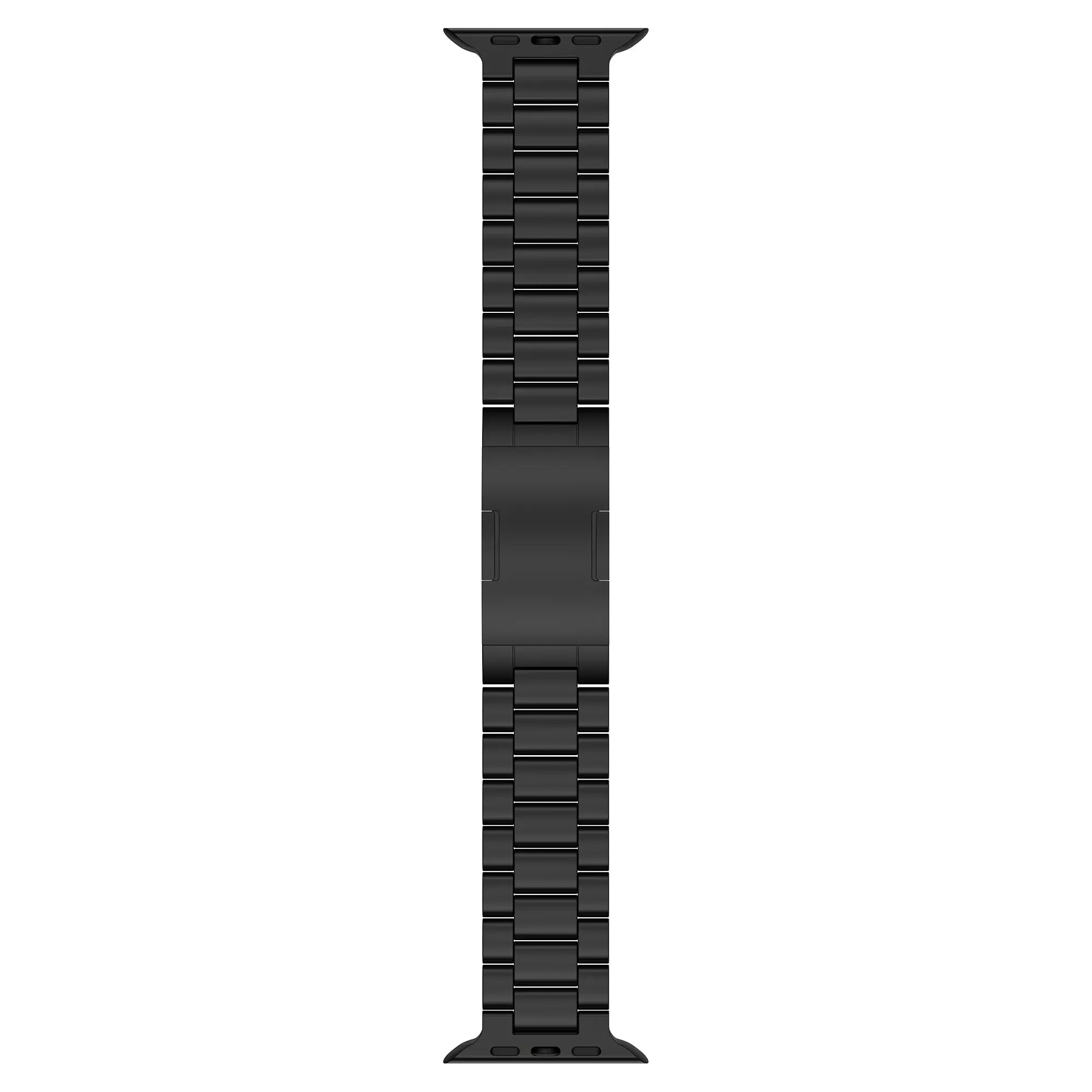 Bracelet acier raffiné Apple Watch (noir)