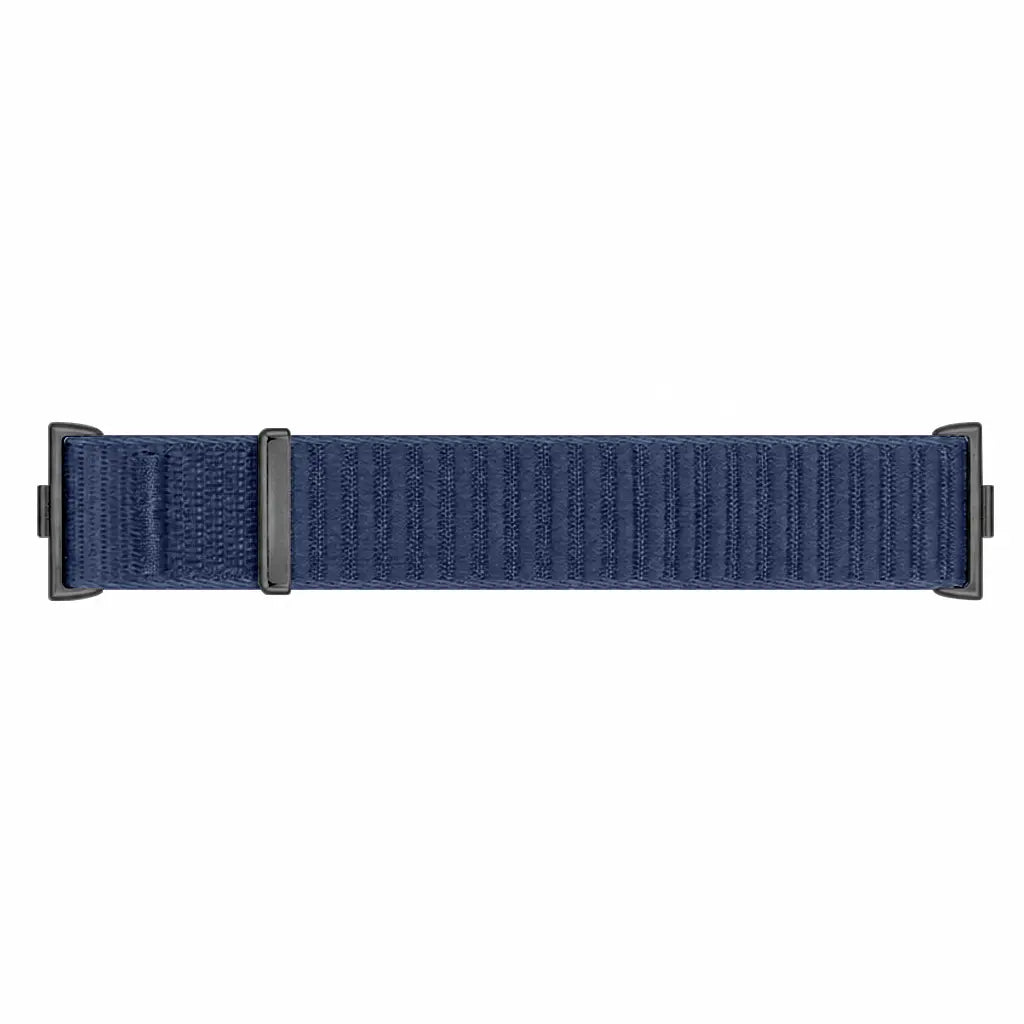 Bracelet nylon ondulé Xiaomi Smart Band 8 Pro (bleu foncé)