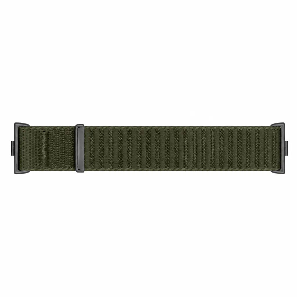 Bracelet nylon ondulé Xiaomi Smart Band 9 Pro (vert foncé)