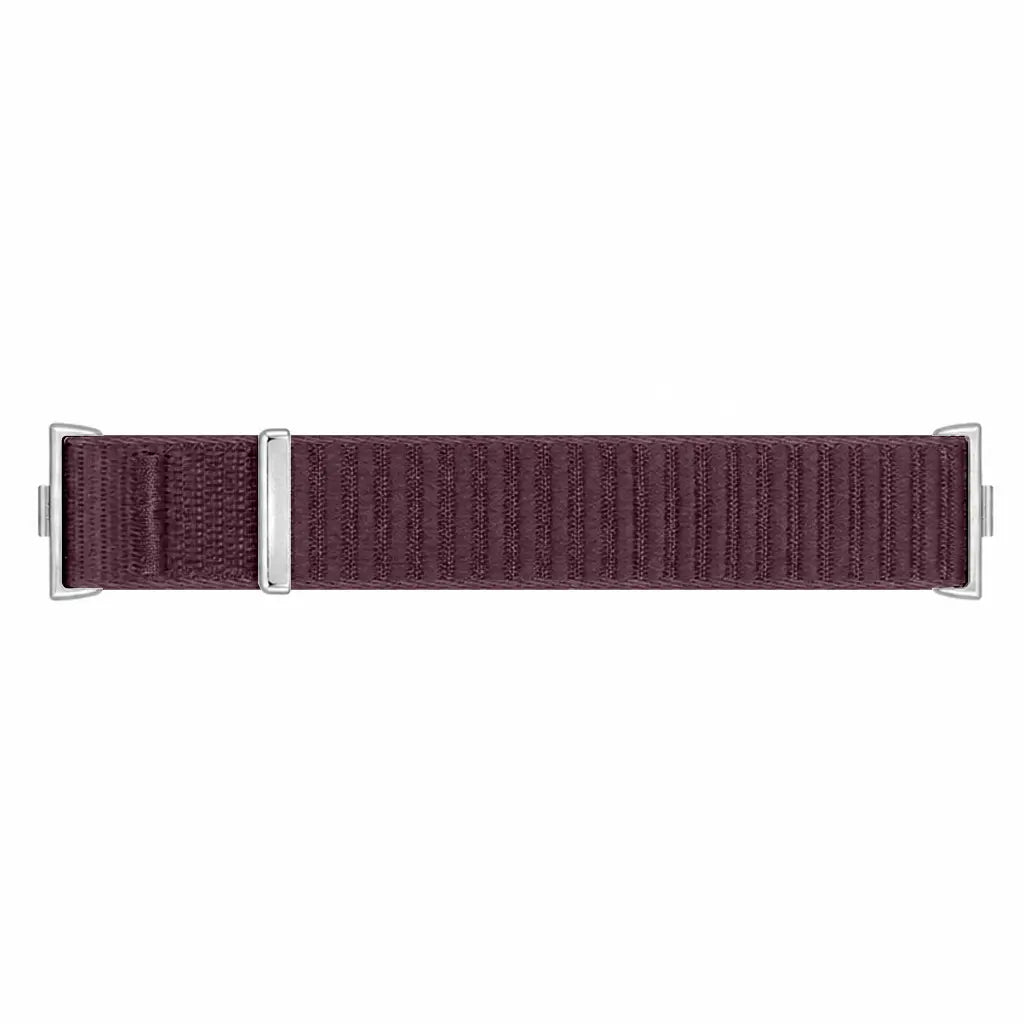 Bracelet nylon ondulé Xiaomi Smart Band 8 Pro (prune)