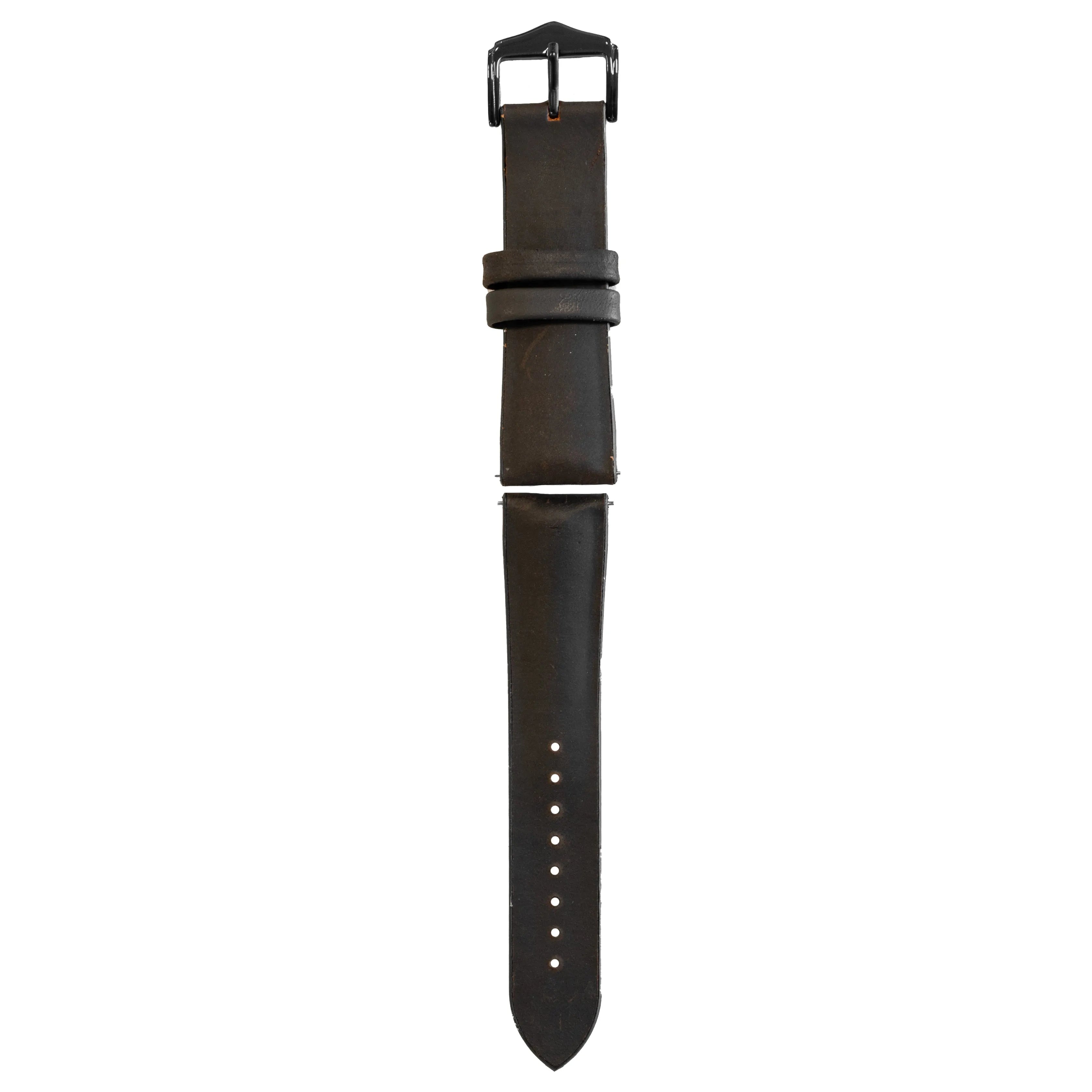 Bracelet cuir et silicone Amazfit Bip 3 (Pro) (marron)