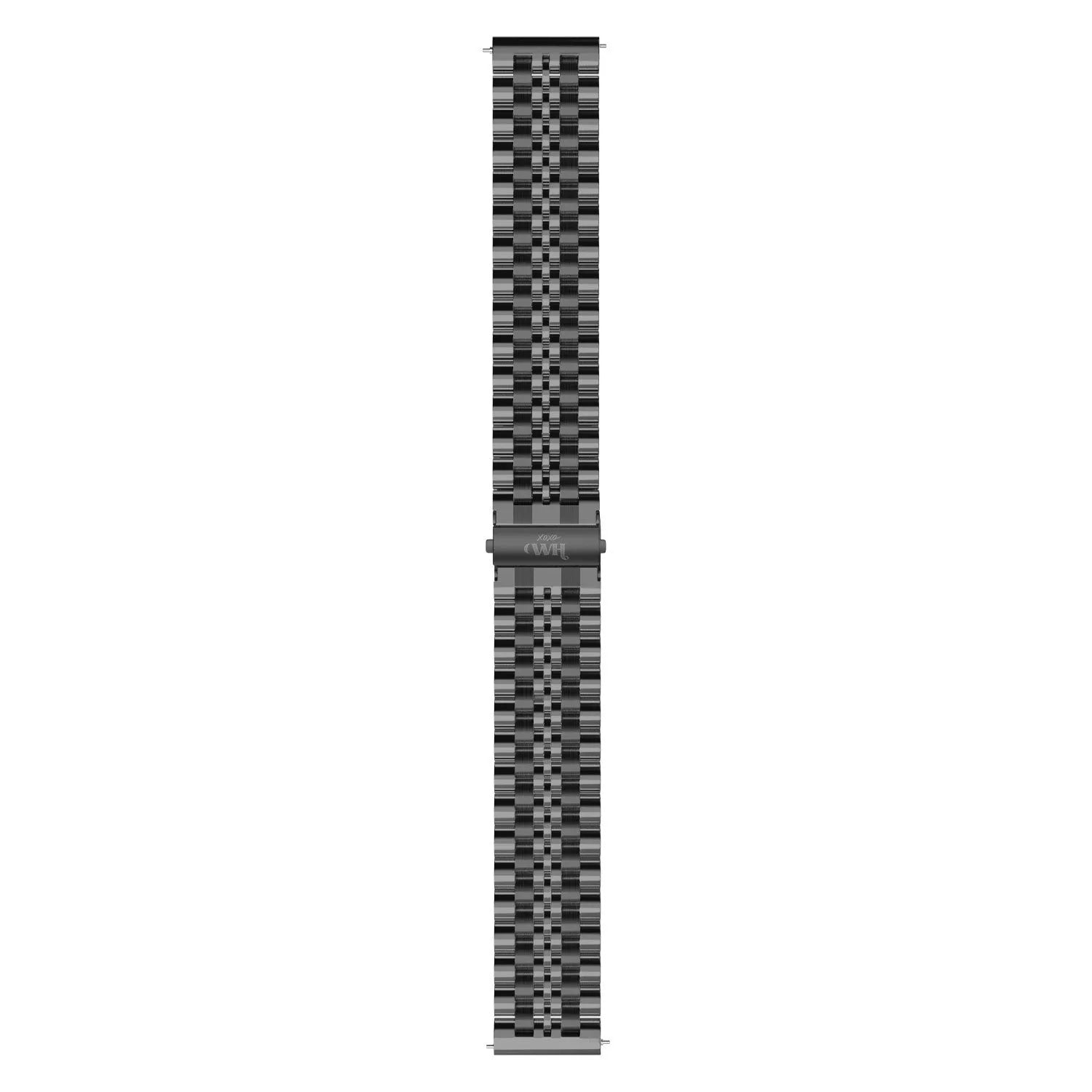 Bracelet acier xoxo Wildhearts Amazfit GTR 2 (noir)