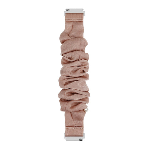 Bracelet chouchou Samsung Galaxy Watch 42mm (beige avec perles)
