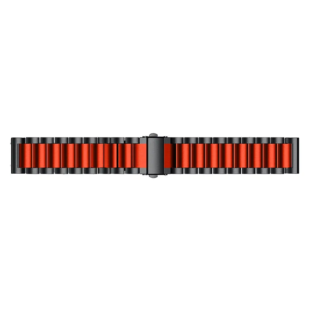 Bracelet acier Garmin Forerunner 170 (noir/rouge)