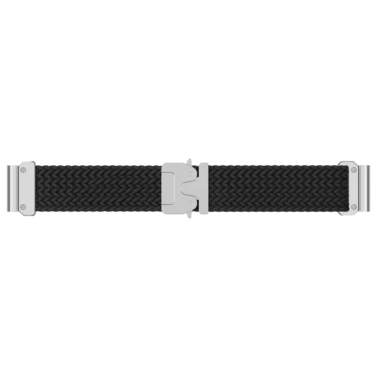 Garmin Instinct Braided Strap P-Buckle (Black with Silver)