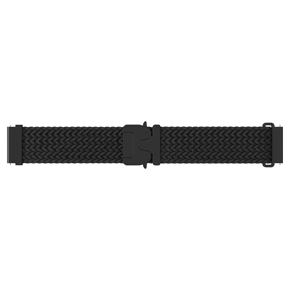 Bracelet tressé boucle en P Garmin Forerunner 70 (noir)