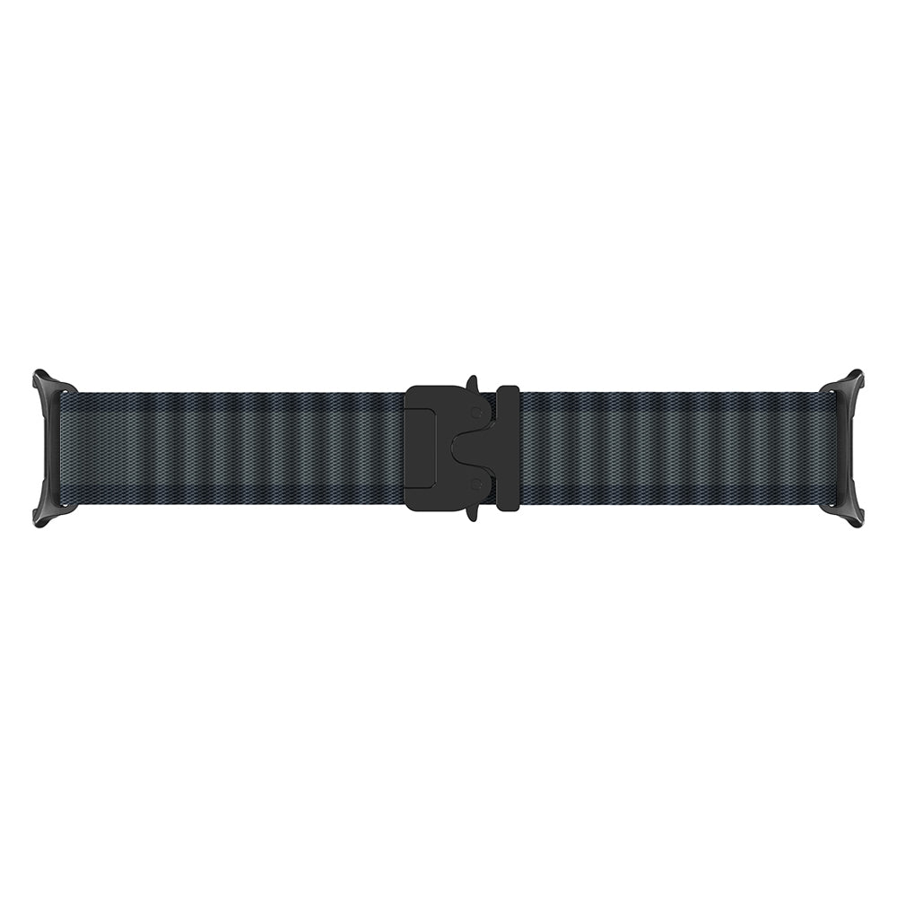 Bracelet nylon Outdoor avec boucle en P Samsung Galaxy Watch 8 - 40mm (noir avec noir)