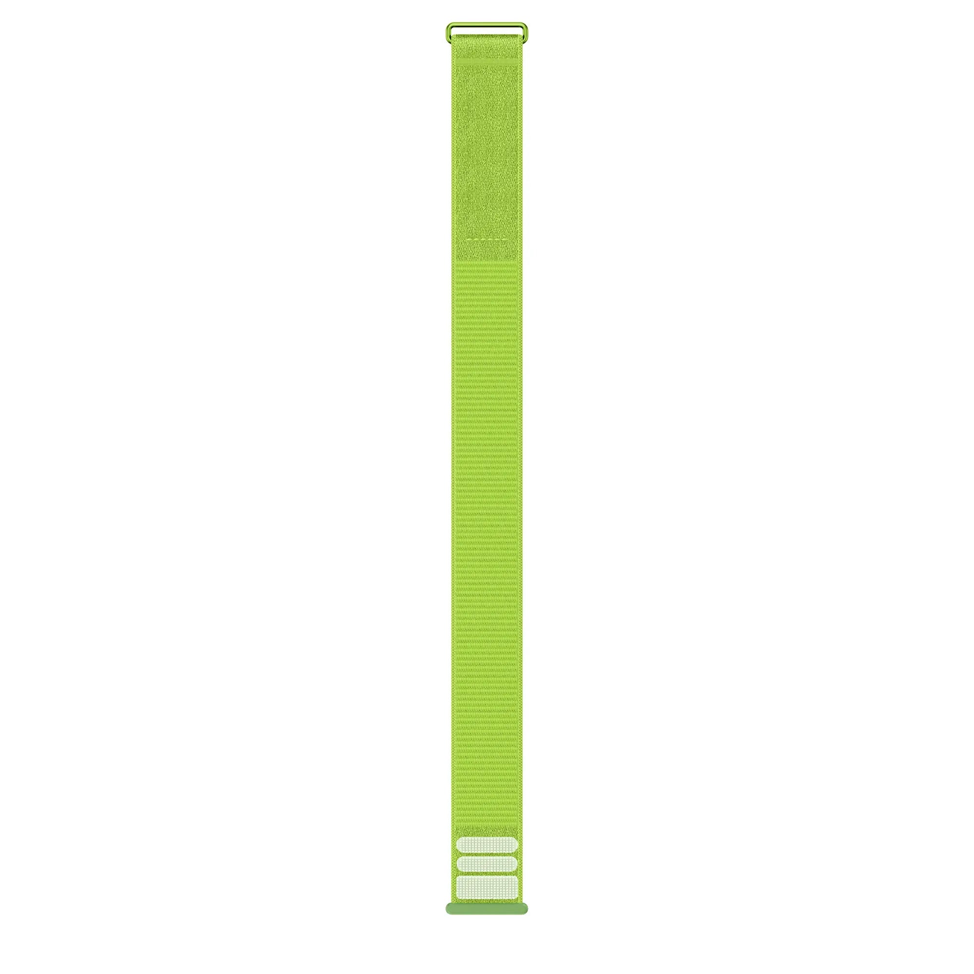 Nylon Strap 'Classic', lime, laid flat, joined, direct top view