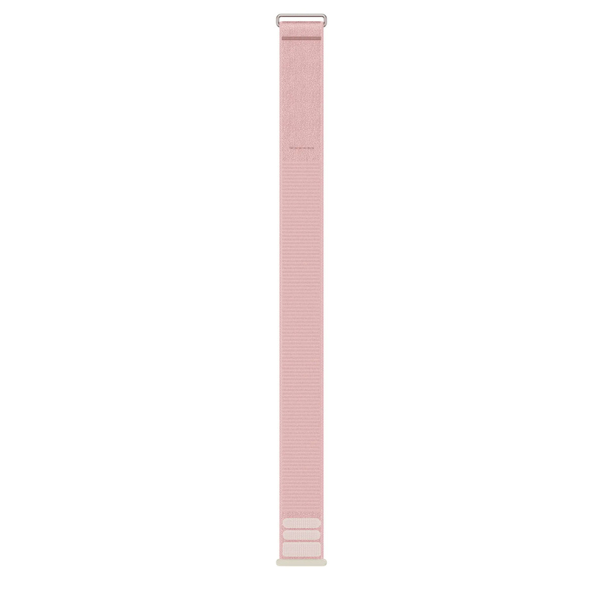 Nylon Strap 'Classic', light pink, laid flat, joined, direct top view
