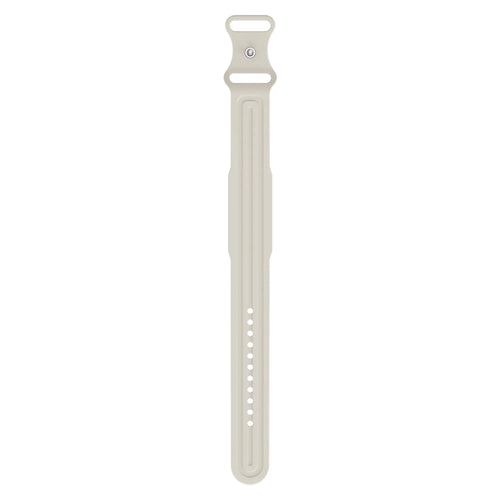 Silicone Strap 'Classic', starlight, laid flat, joined, direct top view