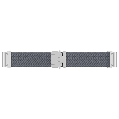 Garmin Forerunner 745 Braided Strap P-Buckle (Dark Grey with Silver)