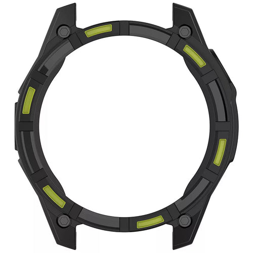 Coque TPU robuste Garmin Fenix 8 - 47mm AMOLED (noir/vert)