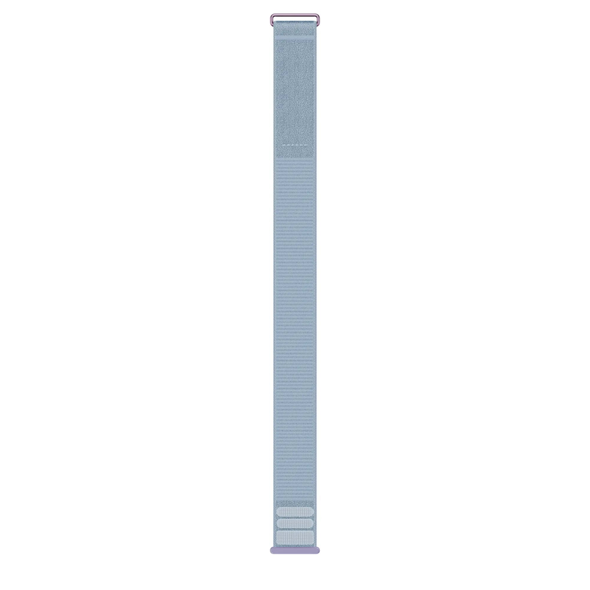 Nylon Strap 'Classic', light blue, laid flat, joined, direct top view