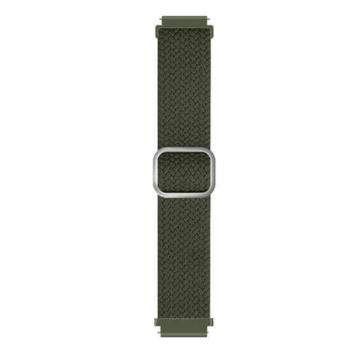 Bracelet montre nylon tissé 22mm - universal (vert)