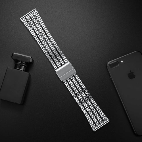 Bracelet acier fine Xiaomi Watch 2 Pro (argent/noir)