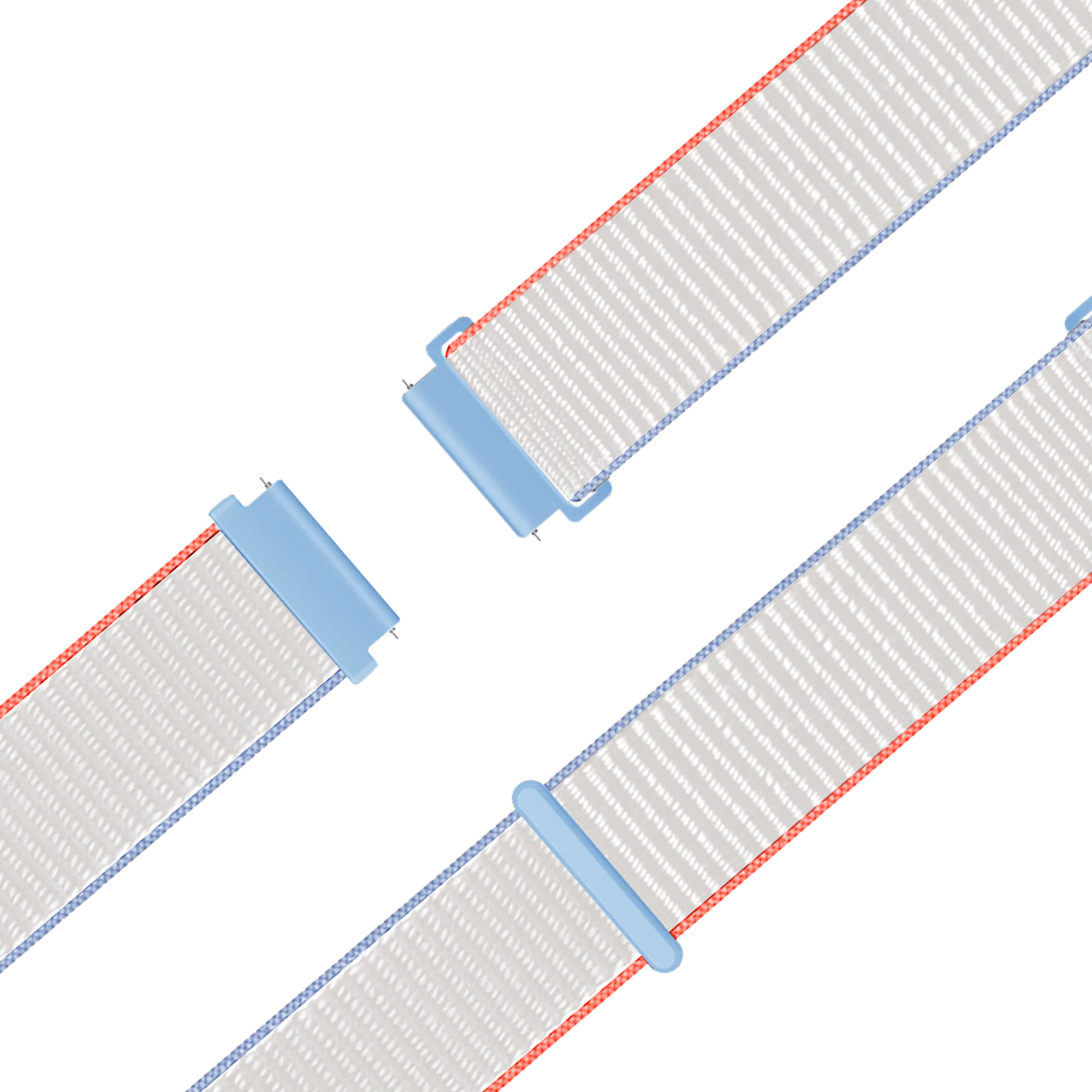 Bandz Bracelet nylon Loop Garmin Forerunner 255s (blanc lait)