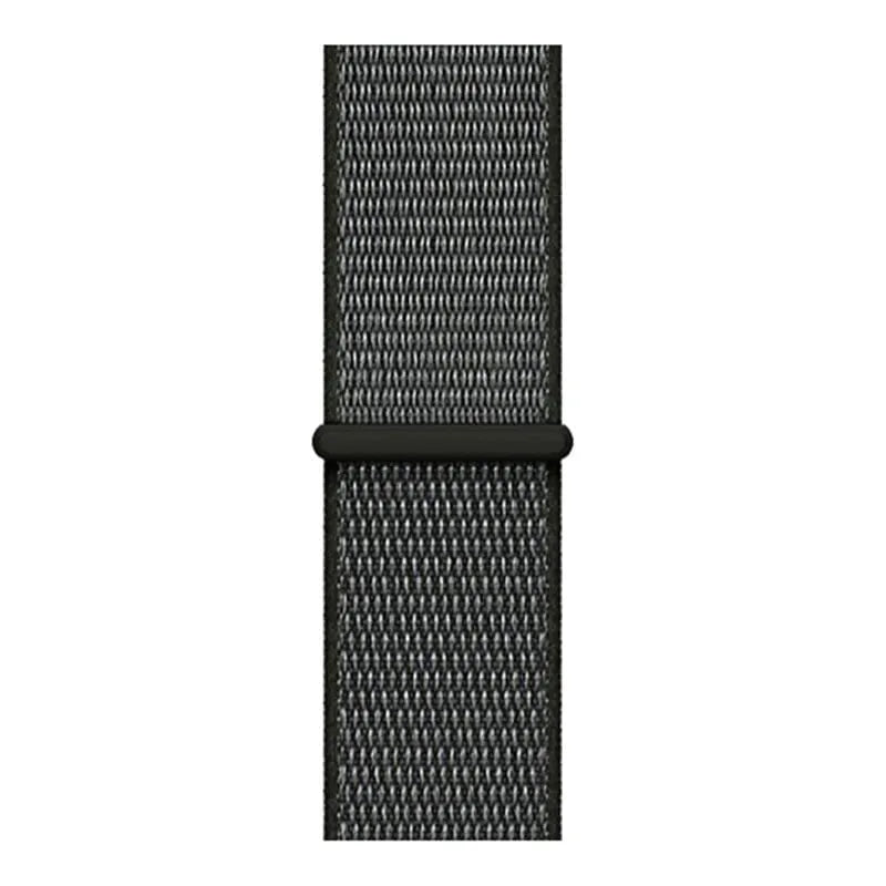 Nylon Strap, green, laid flat, joined, direct top view