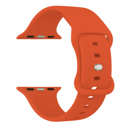 Bracelet silicone classique Apple Watch Ultra (orange)