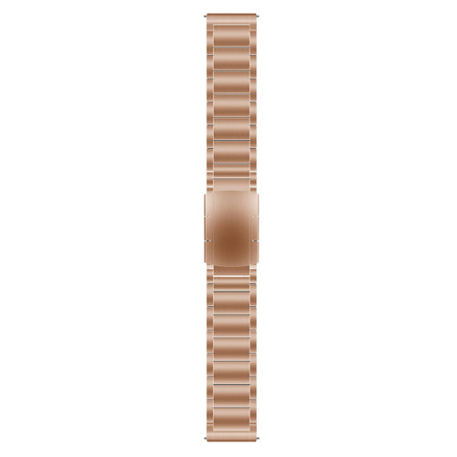 Bracelet montre titane 22mm -  universal (rose/doré)