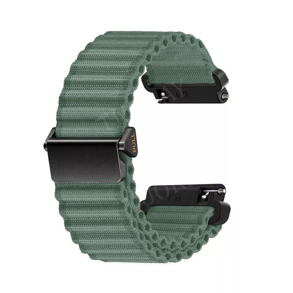 Bracelet nylon Outdoor Amazfit Bip 6  (foncé vert)