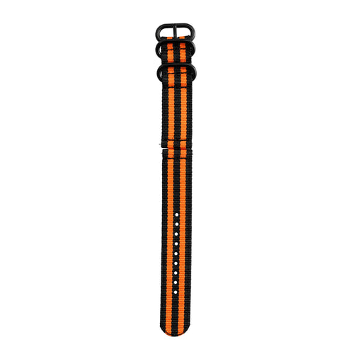 Bracelet nylon avec boucle Xiaomi Watch 2 Pro (noir/orange)