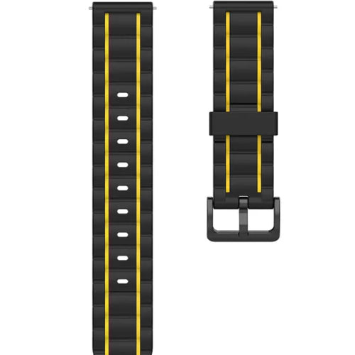 Bracelet sport avec boucle Suunto Nautic S (noir/jaune)