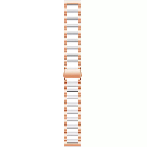 Bracelet acier Amazfit GTR Mini (rose or/blanc)