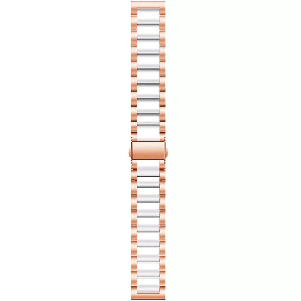 Bracelet acier Amazfit Bip 3 (Pro) (rose or/blanc)